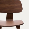 Обеденный стул с из орехового шпона Gena