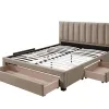 Bed 160x200 GRACE beige