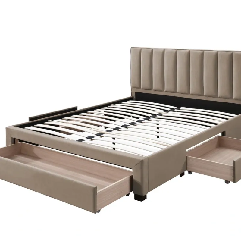 Bed 160x200 GRACE beige
