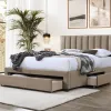 Bed 160x200 GRACE beige
