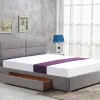Bed MERIDA light grey