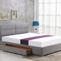 Bed MERIDA light grey