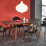 Table extension LOZANO black marble walnut