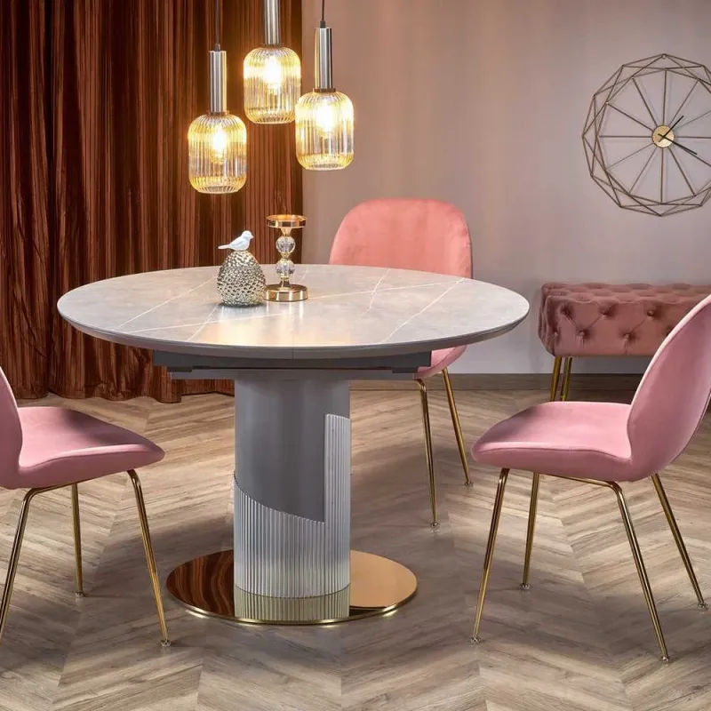 Table MUSCAT grey marble