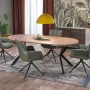 Table extension PERONI walnut/black