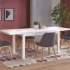 Стол TIAGO 2 extension белый/белый
