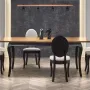 Table WINDSOR extension color dark oak/black