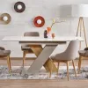 Table XARELTO extension cashmere/cremona oak