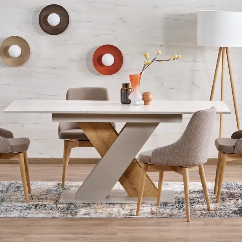 Table XARELTO extension cashmere/cremona oak