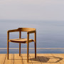 Outdoor stackable chair Icaro