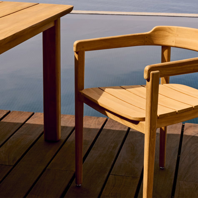 Outdoor stackable chair Icaro
