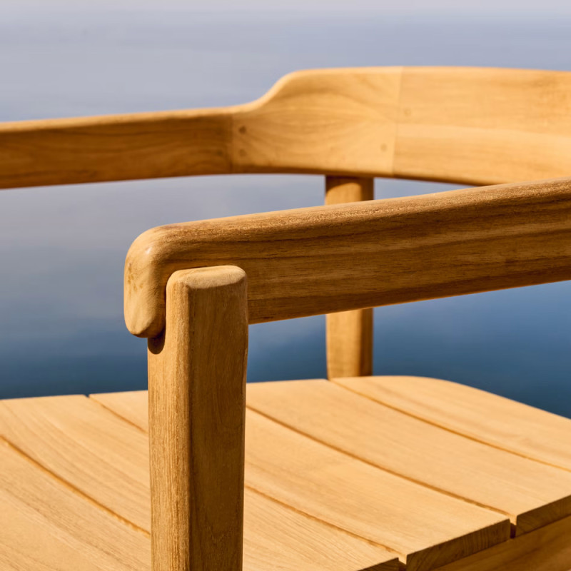 Outdoor stackable chair Icaro