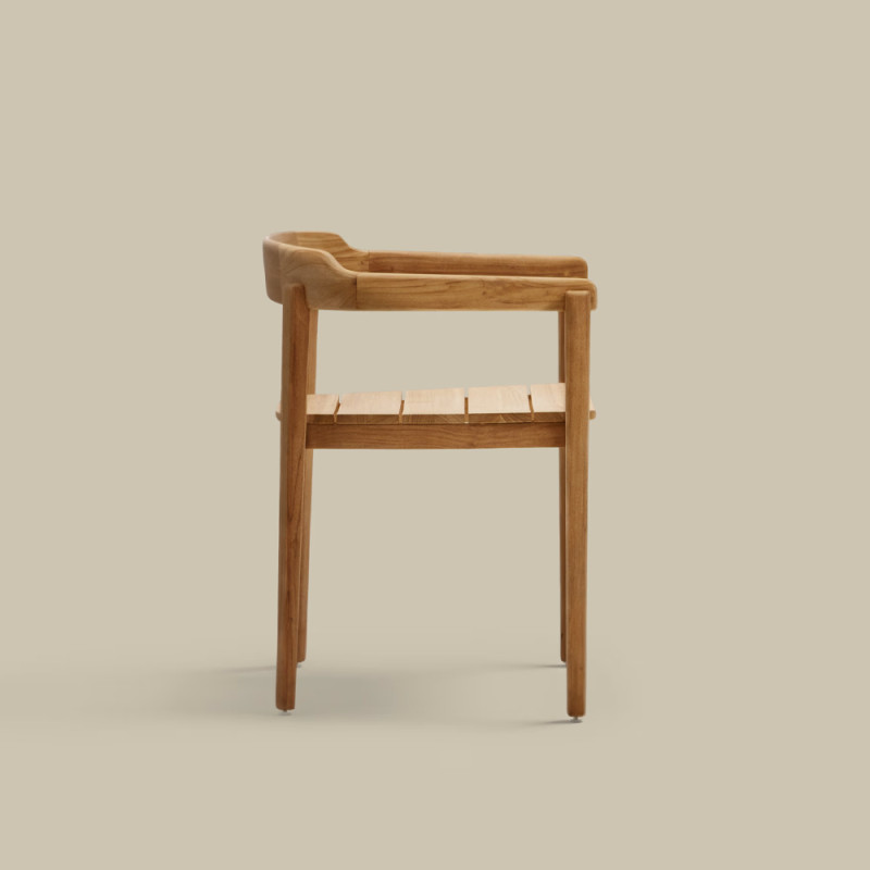Outdoor stackable chair Icaro