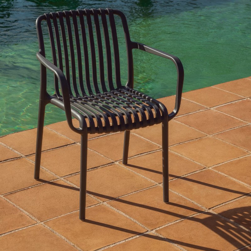 Stackable garden chair Isabellini
