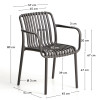Stackable garden chair Isabellini