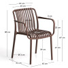 Stackable garden chair Isabellini