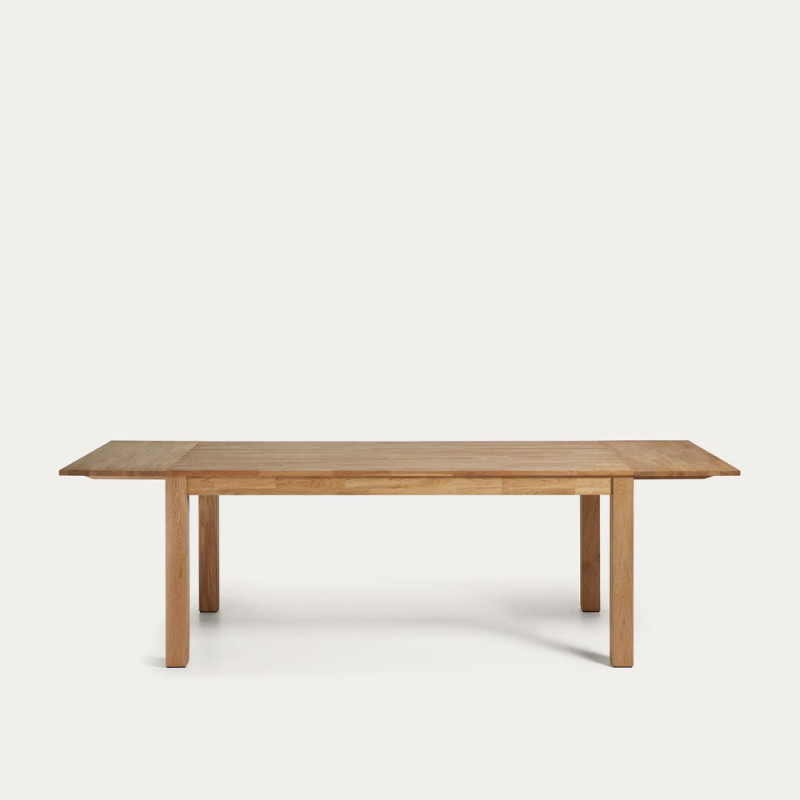 Pikendatav tammepuidust laud 180 (260) x 90 cm Isbel