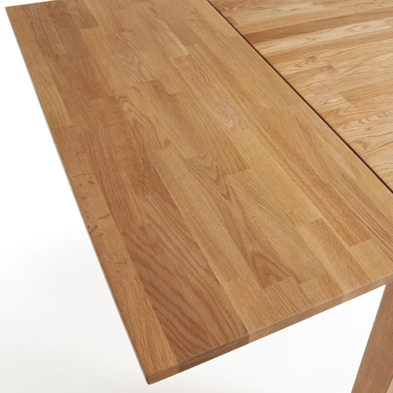 Pikendatav tammepuidust laud 180 (260) x 90 cm Isbel