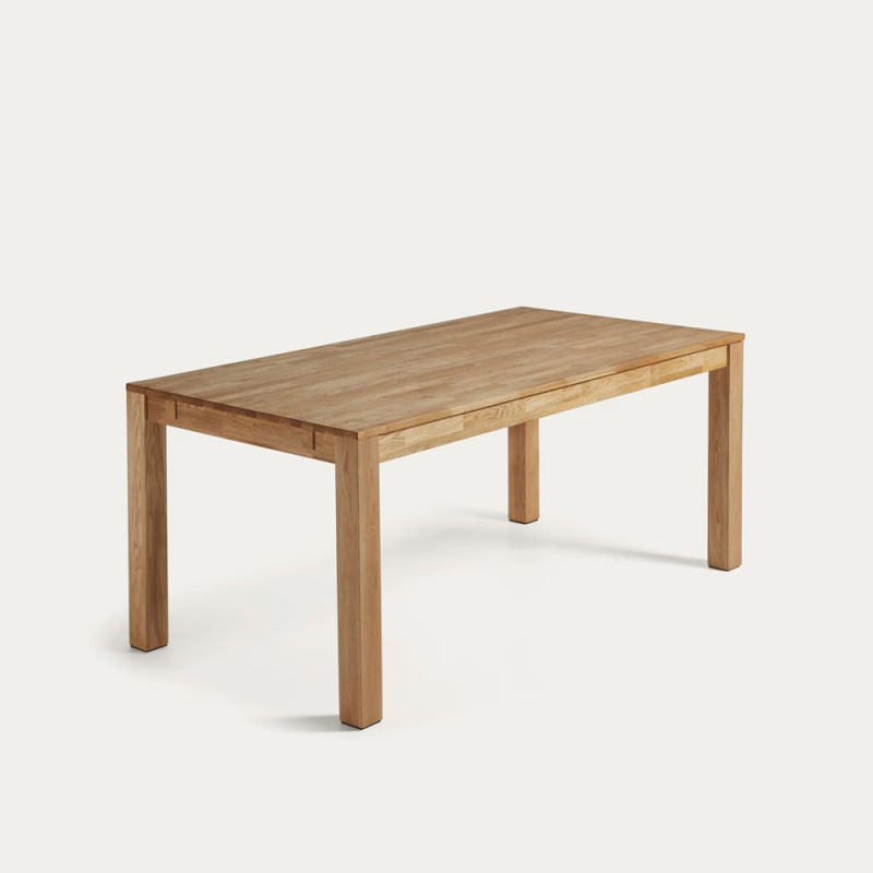 Pikendatav tammepuidust laud 180 (260) x 90 cm Isbel