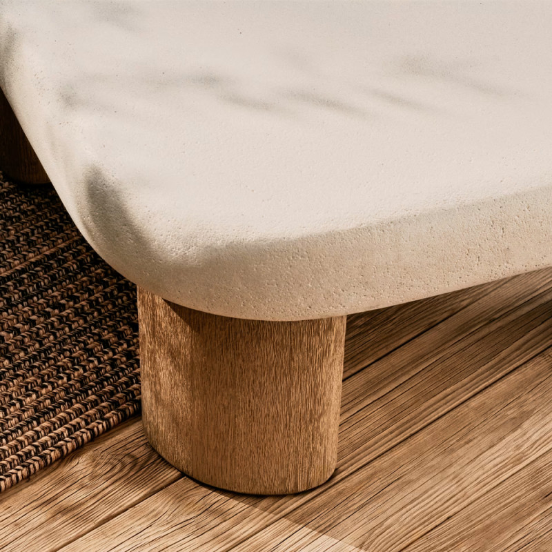 Concrete coffee table 80 x 80 cm Labra