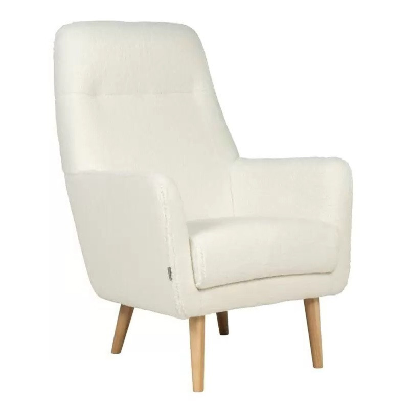 Tugitool elegantse seljaga Lafayette puidust jalgadel