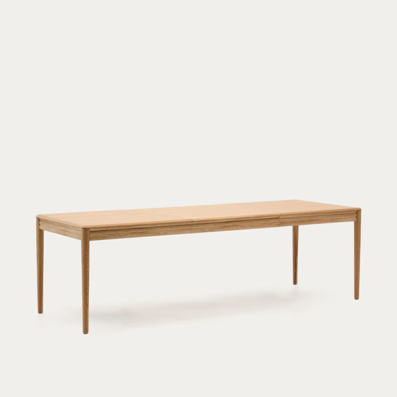 Pikendatav tammepuidust laud 160 (200) x 90 cm Lenon