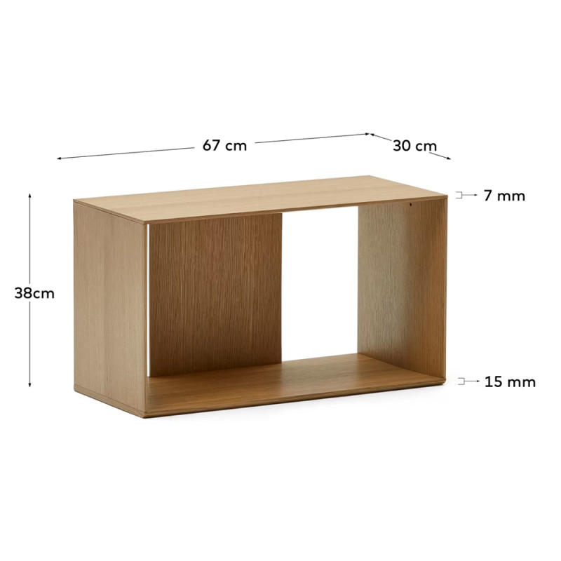 Neljaosaline moodulriiulite komplekt 168 x 76 cm Litto