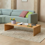Oak coffee table 140 x 70 cm Litto