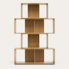 4-piece modular shelving set 168 x 76 cm Litto