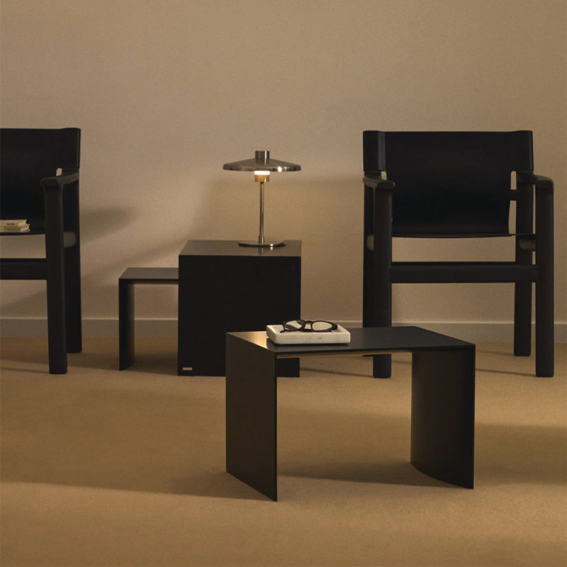 Set of three lacquered tables Litto