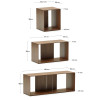 Moodulkomplekt koosneb kuuest riiulimoodulist 101 x 152 cm Litto