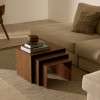 Set of three nesting tables Litto