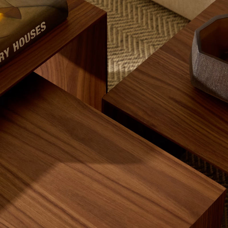 Set of three nesting tables Litto