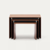 Set of three nesting tables Litto