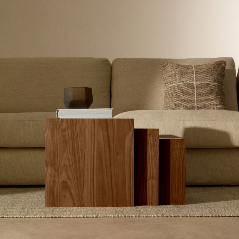 Set of three nesting tables Litto