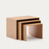 Set of three nesting tables Litto