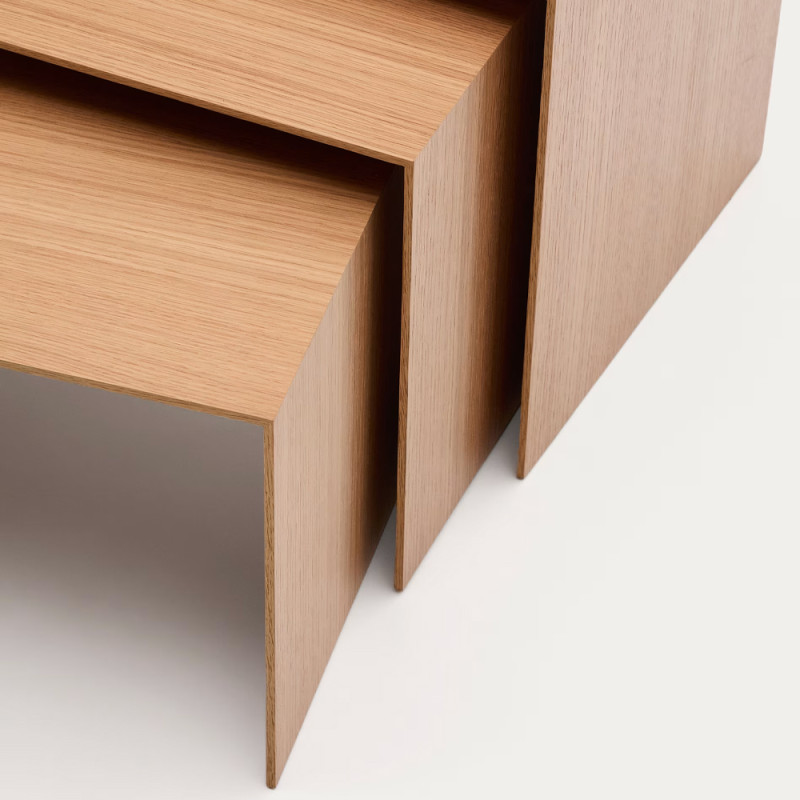 Set of three nesting tables Litto