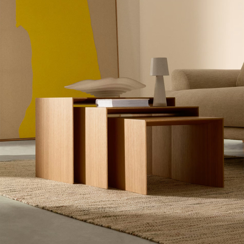 Set of three nesting tables Litto