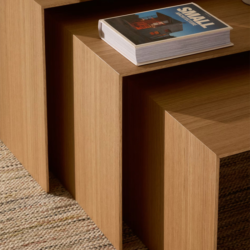Set of three nesting tables Litto