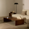 Walnut coffee table 140 x 70 cm Litto