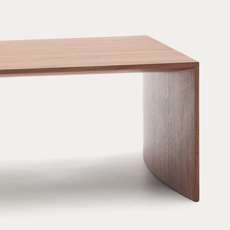 Walnut coffee table 140 x 70 cm Litto