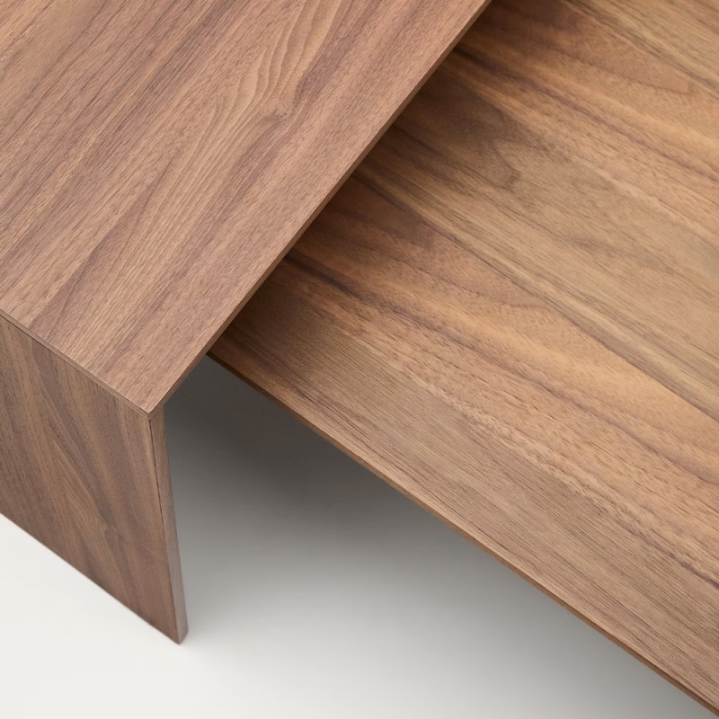 Walnut coffee table 140 x 70 cm Litto