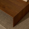 Walnut coffee table 140 x 70 cm Litto