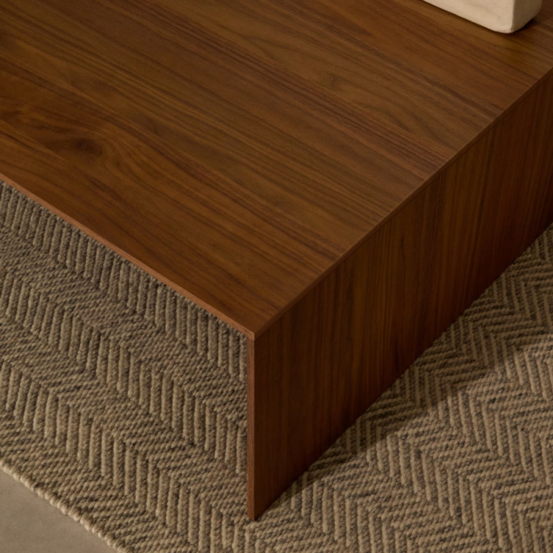 Walnut coffee table 140 x 70 cm Litto
