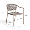 Outdoor stackable chair Livadia
