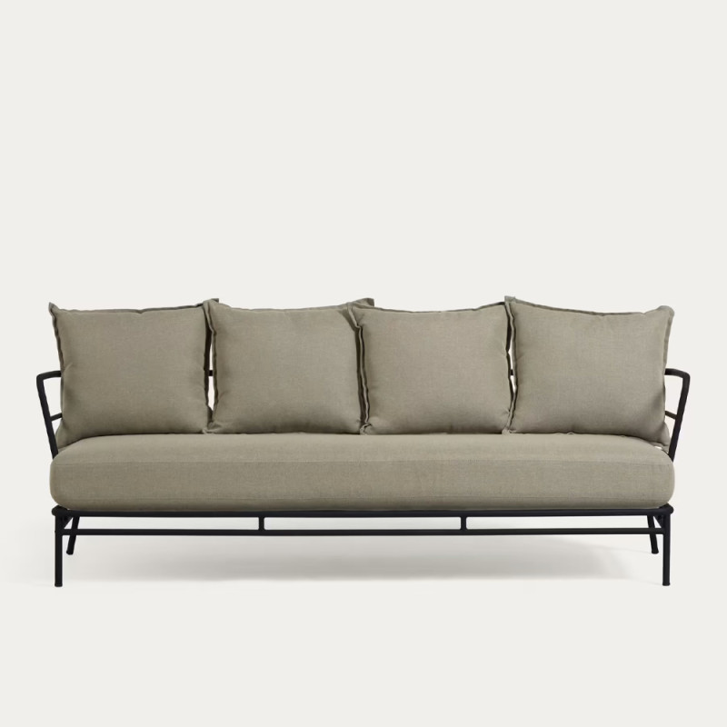 Three-seater garden sofa Mareluz