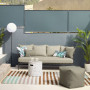 Three-seater garden sofa Mareluz