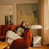 Велюровый раскладной диван Bloom