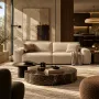 Velvet Sofa With Bed Function And Box Jodie 3 Seats