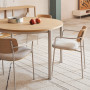 Extendable round table Ø90 (170) cm Montuiri